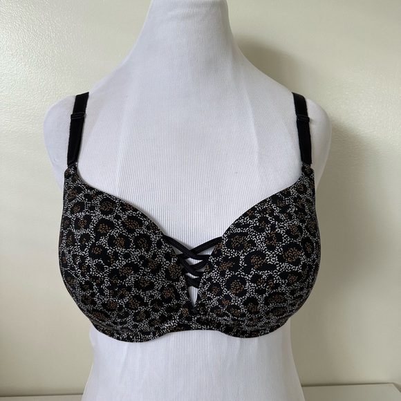 Torrid Leopard Push-Up XO Bra Size 40D - Picture 2 of 8